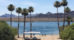The cove we sit on in Lake Havasu